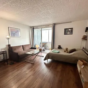  Apartamento Studio Climatise Le Flot Bleu Tres Proche Plage, Aéroport, Centre Cial Cap 3000, Port
